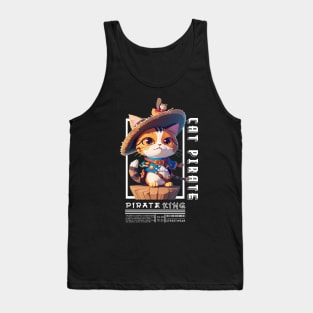 Pirate King Cat Tank Top